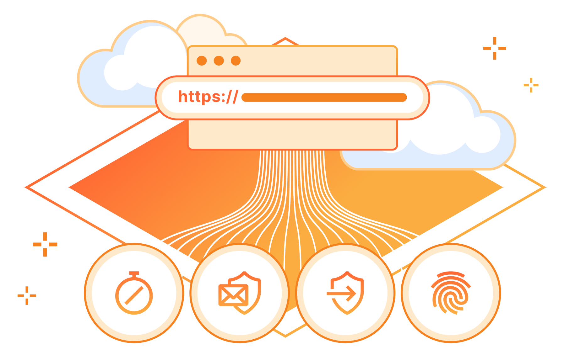 Securing DNS illustration