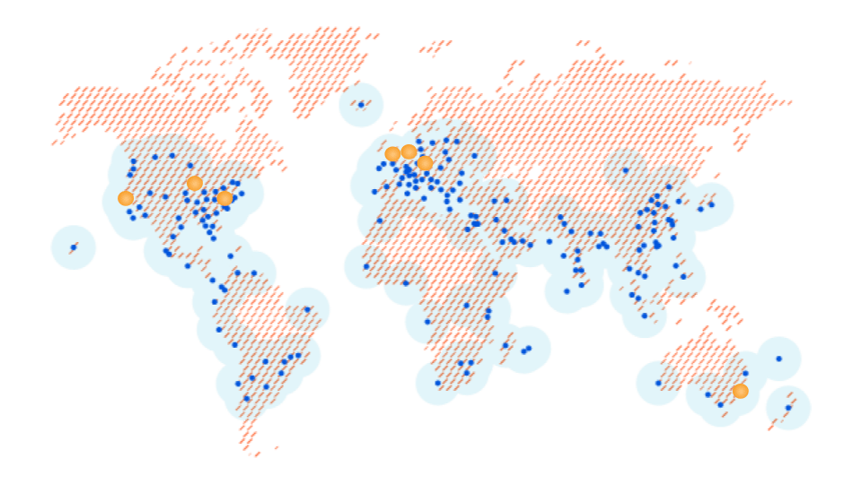 microsoft peerings map